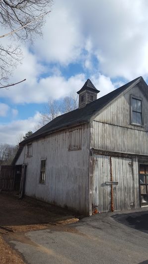 Before & After Black Metal Roof on Barn in Brookfield, MA (1)